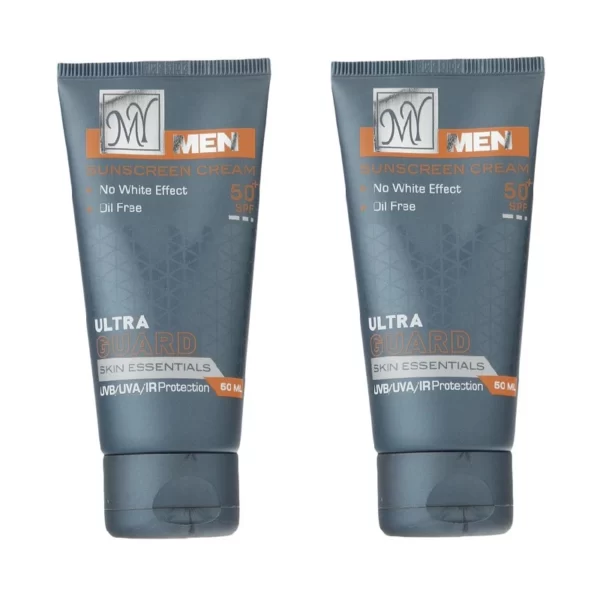 کرم ضد آفتاب بدون رنگ مای SPF 50 مدل Ultra Guard ‌حجم 50 میلی لیتر مجموعه دو عددی