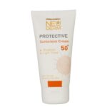 کرم ضد آفتاب بدون رنگ نئودرم SPF 50 مدل Highly Protective ‌مناسب پوست های نرمال تا خشک حجم 50 میلی‌لیتر