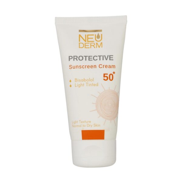 کرم ضد آفتاب بدون رنگ نئودرم SPF 50 مدل Highly Protective ‌مناسب پوست های نرمال تا خشک حجم 50 میلی‌لیتر