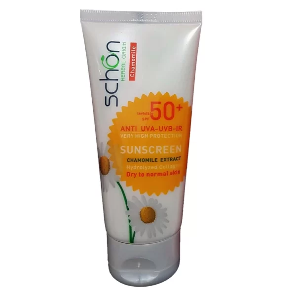 کرم ضد آفتاب بدون رنگ شون SPF50 مدل Chamomile Extract