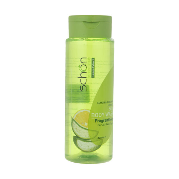 شامپو بدن شون مدل Aloevera and Lemon حجم 420میلی لیتر