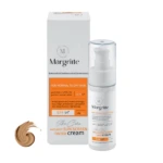 کرم ضد آفتاب رنگی مارگریت SPF 50 مدل01 محافظ UVA ،UVB، روشن کننده مناسب پوست های نرمال تا خشک حجم 50میلی لیتر