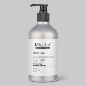 شامپو مو ویتاپلکس مدل KC01 مناسب موهای کراتین شده، نرمکننده، لطافتبخش، تقویتکننده، ترمیمکننده، ضد وز، براقکننده، حجم 500 میلیلیتر 2 شامپو مو ویتاپلکس مدل KC01 مناسب موهای کراتین شده، نرمکننده، لطافتبخش، تقویتکننده، ترمیمکننده، ضد وز، براقکننده، حجم 500 میلیلیتر